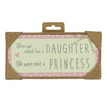 Skilt med søt tekst